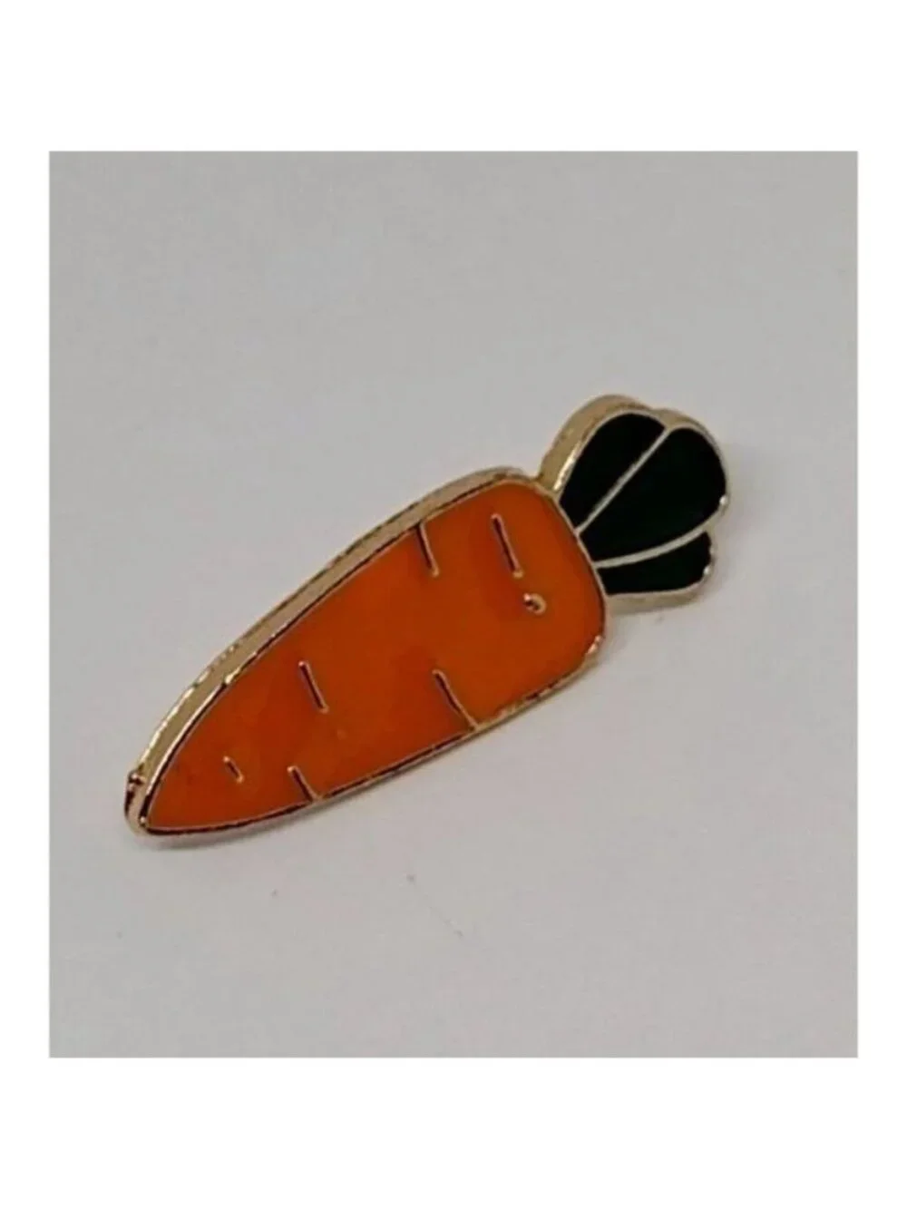 3/20 Carrot Orange Enamel Pin